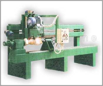 Stone Lathe 1 It works with automatic PLC system, or mechanically. We can use it to have special forms and shapes of stone and marble.