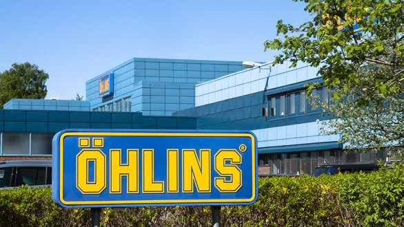Öhlins Headquarters Upplands Väsby, Sweden Öhlins Racing AB - The Story It was the 970 s, a young man named Kenth Öhlin spent most of his spare time pursuing his favourite sport: motocross.
