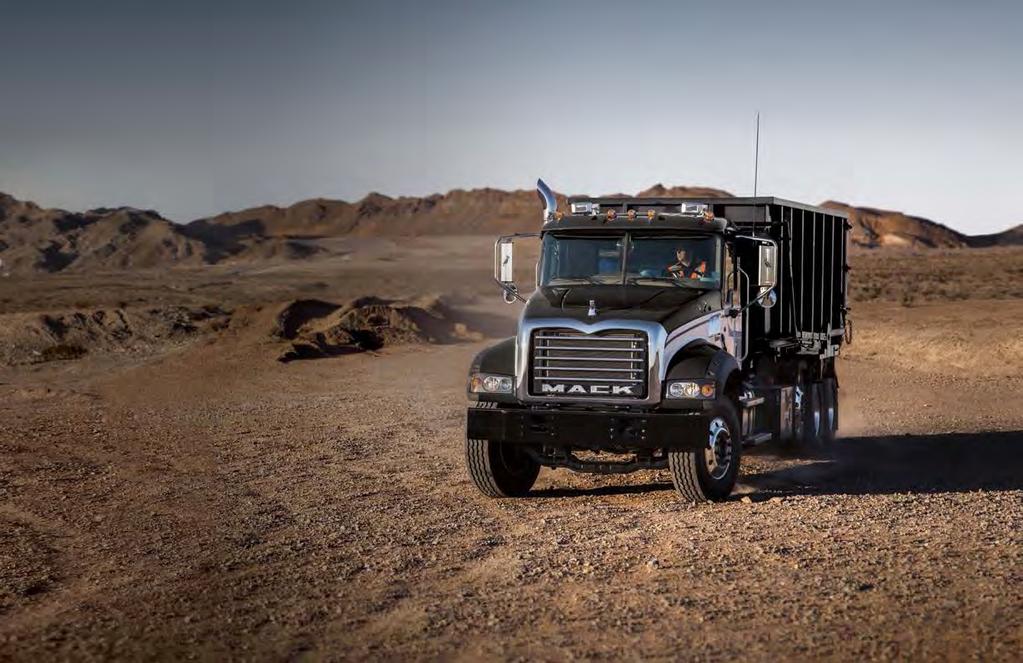 Granite MHD Get nothing but rock-solid performance out of the Mack Granite MHD. Ideally configured for shorter runs and lighter-duty cycles, this truck cuts weight without sacrificing durability.