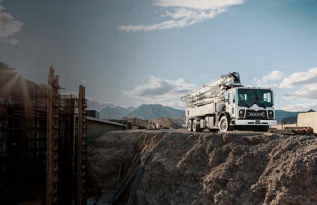 TerraPro Meet the truck designed for bestin-industry packaging for concrete boom pumps. It has up to 505 HP with great ergonomics and visibility.