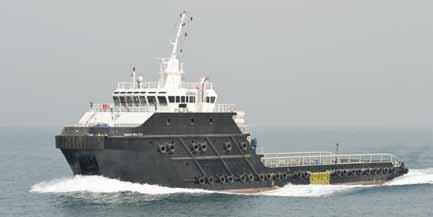 OFFSHORE SUPPORT VESSELS SEISMIC SURVEY VESSELS OFFSHORE SUPPORT/MAINTENANCE VESSELS (moulded) (at midship) Draft, loaded, maximum PROPULSION - MACHINERY s Engine Control Surface Drive Propeller Main
