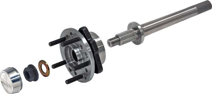 CLICK for More Info Online Floater Axle System and Radial-Mount Caliper with Drum-Style Parking Brake System Today s top pro-touring, autocross and road race vehicles often feature