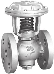 Air Operated Valve PD-1,2 Features 1. Usable for air, water, oil and steam. 2. No chattering due to closing action against the flow direction of fluid. 3.