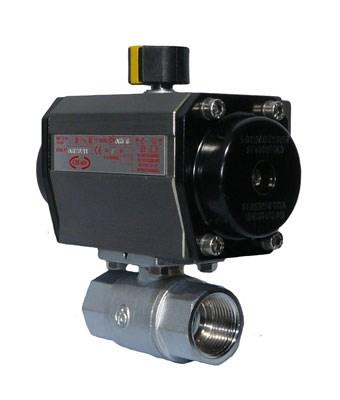 Type: PA1101E Type: PA1111E Type: PA1121E Pneumatic actuator direct mounted Actuator fitted via mounting kit Actuator fitted via TSM stem extension Pneumatic Actuator features: Rack and pinion