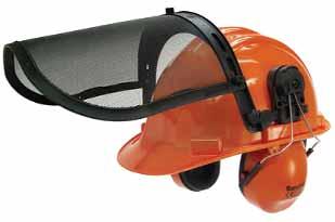 Conforms to all current European legislation. Helmet EN397 1995 0086 Class E, G&C CE meets ANSI TYPE 1. Ear muffs CE EP-167 EN352-3 1997 ANSI S3.19. Visor CE EN166:1995- EN1731:1995 VLA1369 Replacement mesh visor.