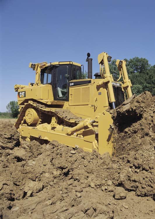 D8R Features Caterpillar 3406C Engine Meets US Tier 1, and EURO Stage 1 emissions regulations. Drive Train Powershift transmission, differential steering, and durable final drive.