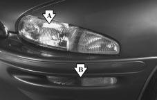 Bulb Replacement The following procedure tells you how to replace your headlamp bulbs. For the type of bulb, see Replacement Bulbs in the Index.