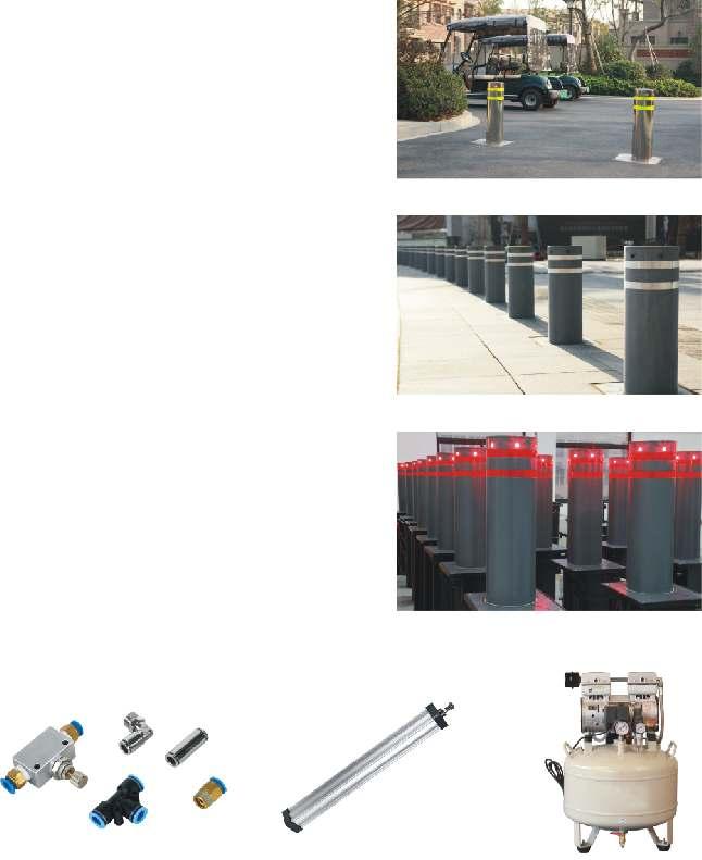 In view of different application requirements, we provide pneumatic bollard which are suitable for more applications with strong openness, large system bollards number and high rise/fall speed