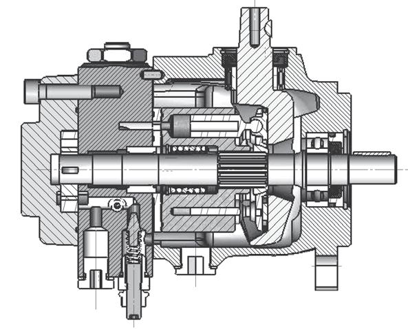 GENERAL INFORMATION modes are variable displacement axial piston pumps, with swashplate system, for closed loop hydrostatic transmissions.
