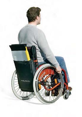 5 ) also means that the ramp can be transported in the rear of a wheelchair without causing stability problems.