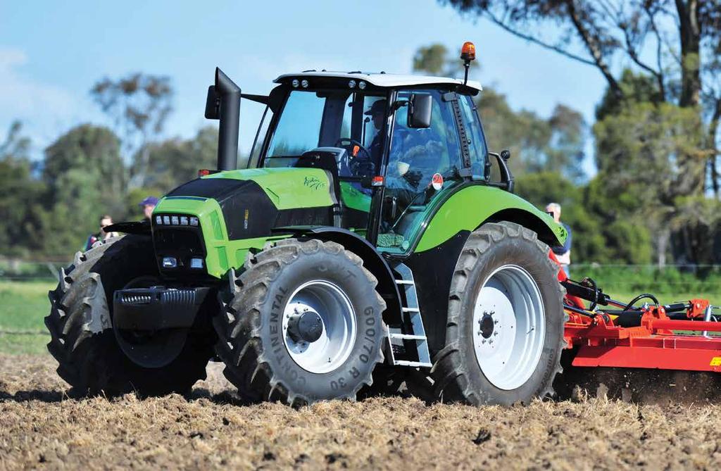 165-222HP TTV CAB tractors The first Deutz-Fahr infinite variable transmission tractor was
