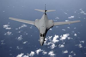 B1 Lancer 200pts Manufacturer: Boeing In Service: 1986 Crew: 4 Length: 44.5m Wingspan: 42m Variable Max Speed: Mach 1.