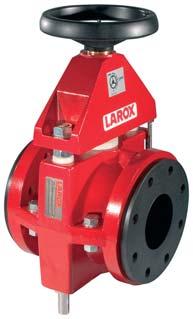 A reduction gear is provided to ease the manual operation in larger diameter valves and higher operating pressures.