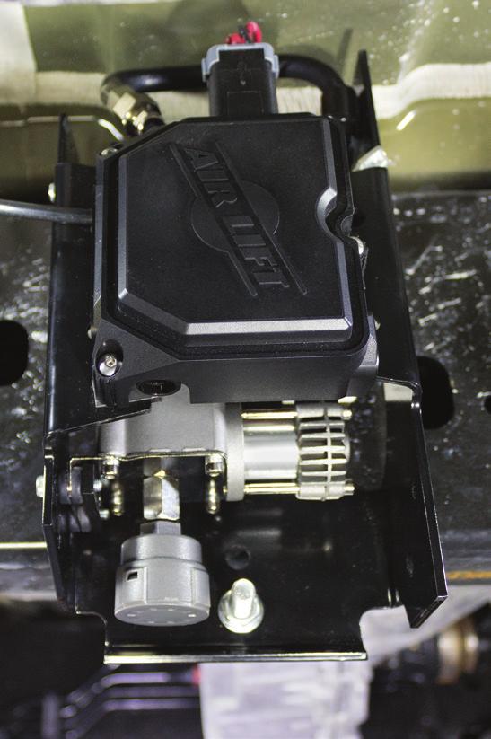 EZ Mount can be mounted in any orientation except with the electrical connector pointed down or with the Air Lift logo facing the ground (Fig. 5).