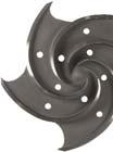 FULLY OPEN IMPELLER: With double the wear area of enclosed models, the 811 impeller offers superior handling of solids, corrosives and abrasives.