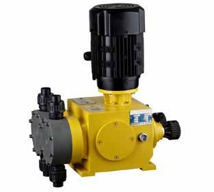 Double Heads Diaphragm Metering Pumps Diaphragm Metering Pumps Double Heads Diaphragm Metering Pumps2JMX mechanical diaphragm metering pump has duplex pump head with one motor and gear box.