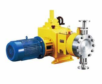 High Hydraulic Metering Pumps Hydraulic Diaphragm Metering Pumps It consists of three main devices: (1) driving device, (2) adjusting device, (3) liquid delivery device.