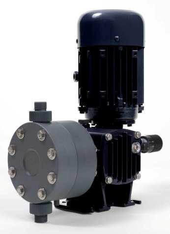 diaphragm actuated motor dosing pump DS series DS series DS series is a mechanical actuated diaphragm motor driven metering pumps with small gearbox designed to cover smaller flow rates with high