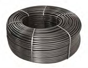 THICK & MEDIUM WALLED NON-PC CYLINDRICAL DRIPLINE TifDrip TECHNICAL DATA Nominal diameter 16 Wall thickness (mil) ID OD Maximum working pressure (bar) KD Connectors Barb Coil length Packaging and