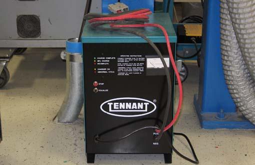MAINTENANCE 7. The Tennant charger will start automatically.