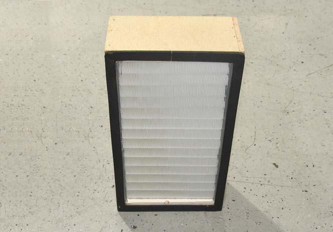 Inspect the HEPA filter and seals for dust, debris, and damage.
