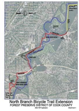 Category: Trail System (New) Project: Construct a four mile North Branch Bike Trail extension. Project #: 05-