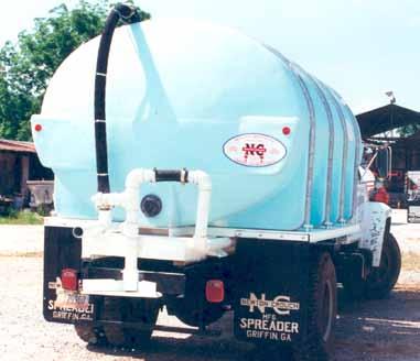 system Model 66 Water Trucks Tank: 500 gallon up to 3500 gallon
