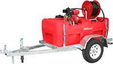 with adjustable fire nozzle 2,740 SQF400D Honda/Davey Unit shown SQF400D-1 HONDA/DAVEY FIREFIGHTER WITH HOSE REEL 5.