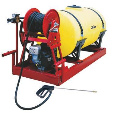 PRO SERIES LAWN & GARDEN 110 gallon 150 gallon Skid Dimensions WIDTH: 30 LENGTH: 70 Features of 110 & 150 Mounted Tank features sump, molded sight gauge and large fillwell and agitation 18" handgun