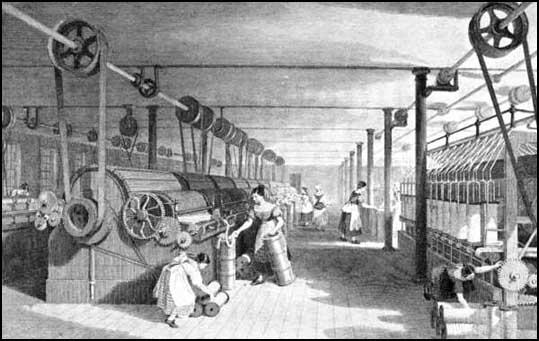 Textile production in England was first sector to be mechanized Social disruption included pulling women out of the home (women were