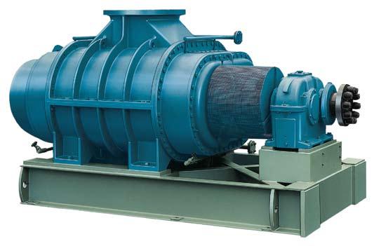 Aerzen Process Gas Blowers I Type GR/GRa/GRb 12 sizes intake volume flow 100 up to 50.000 m³/h Fields of application Conveying of industrial gases which may also be aggressive.