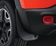 Front mats feature the Jeep brand logo and grommets that keep them firmly in place.