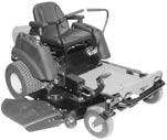 NOTE: The adjustment pin (item ) is used to set the height of the mower deck. See Specifications on page 6 for height adjustment dimensions. a.press mower lift pedal (item ) all the way forward. b.