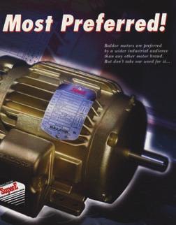 industry. reliability. In 1996, Baldor was first to introduce ISR (Inverter Spike Resistant ) magnet wire, which is up to 100 times more resistant to voltage spikes.