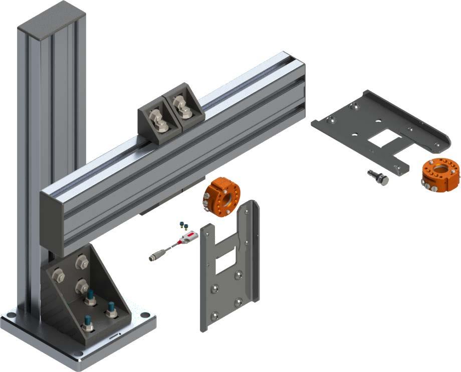 2.2 TSS Tool Stands with Slotted Mounting Modules The TSS Tool Stand with a slotted mounting module is compatible with ATI Tool Changers.