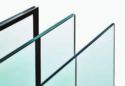 single glazed glass. glazing can be used to reduce noise. The wider the space between the two sheets of glass, the greater the sound improvement.