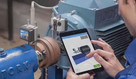 Designed to work with the shaft alignment for TKSA 51 app on a tablet or smart phone, this intuitive tool is easy to use and requires no special training.
