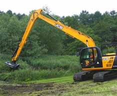 3 The JS145's relatively low operating weight means it can be towed on a truck*, making it portable for plant hire and inner
