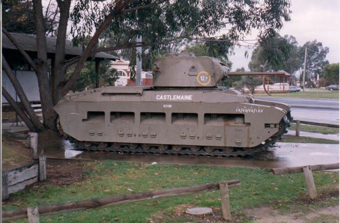 tank comes from the Melbourne tank museum and was sold on an auction in late 2006