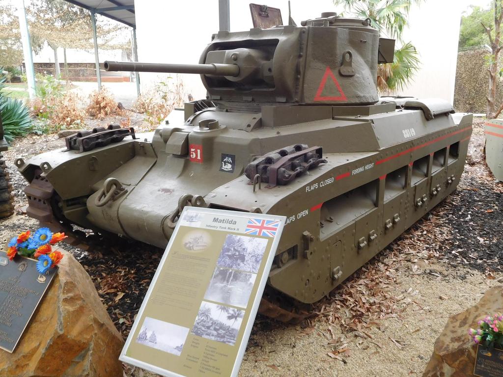 Jim Goetz, June 2016 Matilda II Royal Australian Armoured Corps Tank Museum