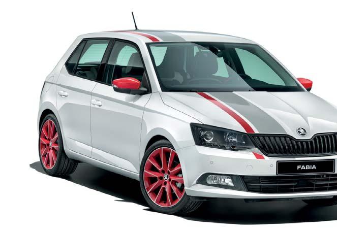 YCA FABIA RED & GREY I 6V6 064 317A 6V0 072 530 345 Only for Candy