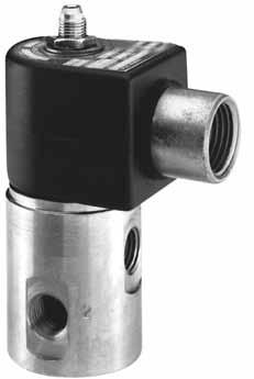 Pilot operated valves require the minimum operating pressure differential specified to ensure proper operation. Direct acting valves do not require a pressure differential.
