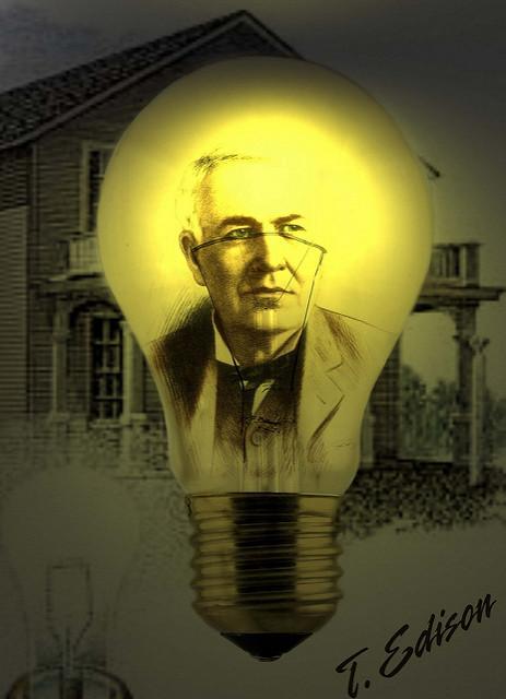 Thomas Edison dull by his teachers, poor hearing, trouble in school and often did not attend his mother home schooled Twelve years old got a job with railroad 1 st invention a gadget to send
