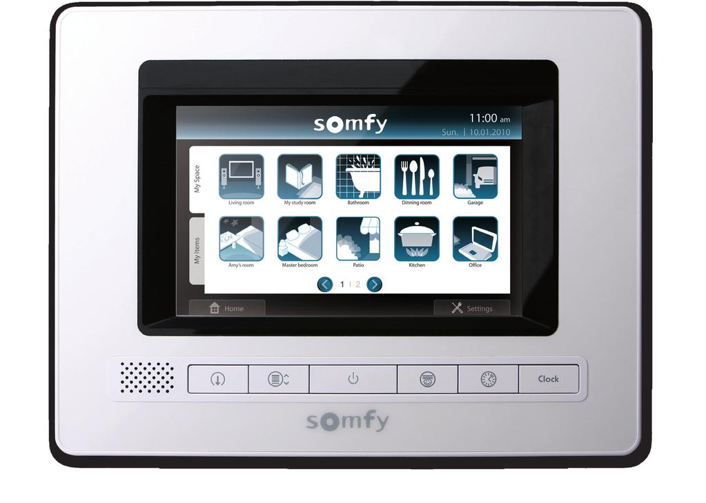 CONTROLS TOUCH SCREEN - TOUCH PANEL CONTROLLER i700 Control movement of motorised product individually, or as a group.