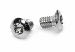 countersunk screw, blck trivlent chromte x1 SS Color type Mx countersunk screw, nickel plted x1 Mx5 slotted rised countersunk