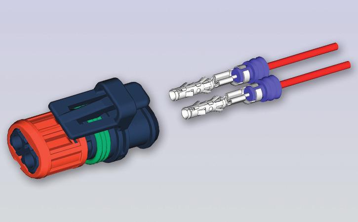 procedures. llows for easy access to traction motor wiring. 1000/1000V power rated. Triangular-shaped junction box has three connection areas, each with a RSO 18.0mm size contact.