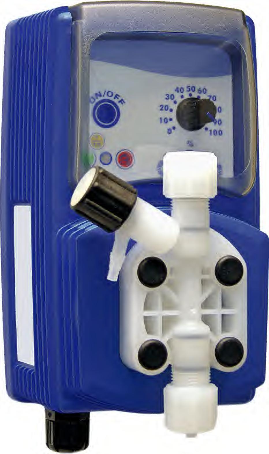 Dosing pumps CDE-VCL - Manual pump with stroke speed adjustment and level control Pressure bar Flow l/h 5 1 10 4 3 10 2 17 ALSO AVAILABLE CDE-VCLG Metering pump for flocculant with double measurement