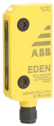 3 Models of Adam and Eva Eden communicates with OSSD signals and can be connected to any safety module that handles OSSD-signals.