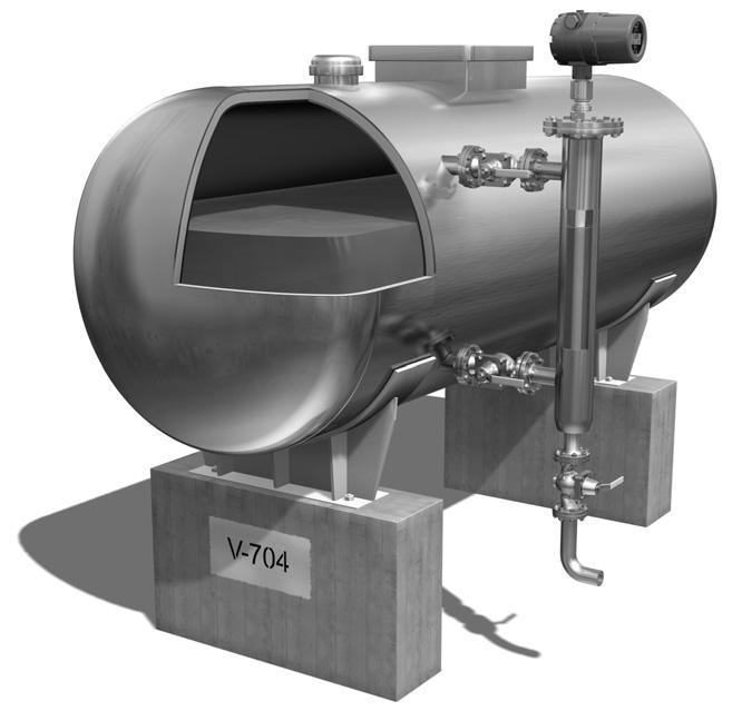 level instruments to a vessel. Externally mounting an instrument in a chamber means it can be isolated for routine maintenance while keeping the plant operational.