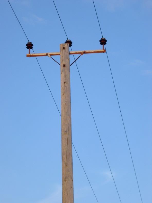 Utility or electrical distribution High voltage Typically 7,200 volts and higher.